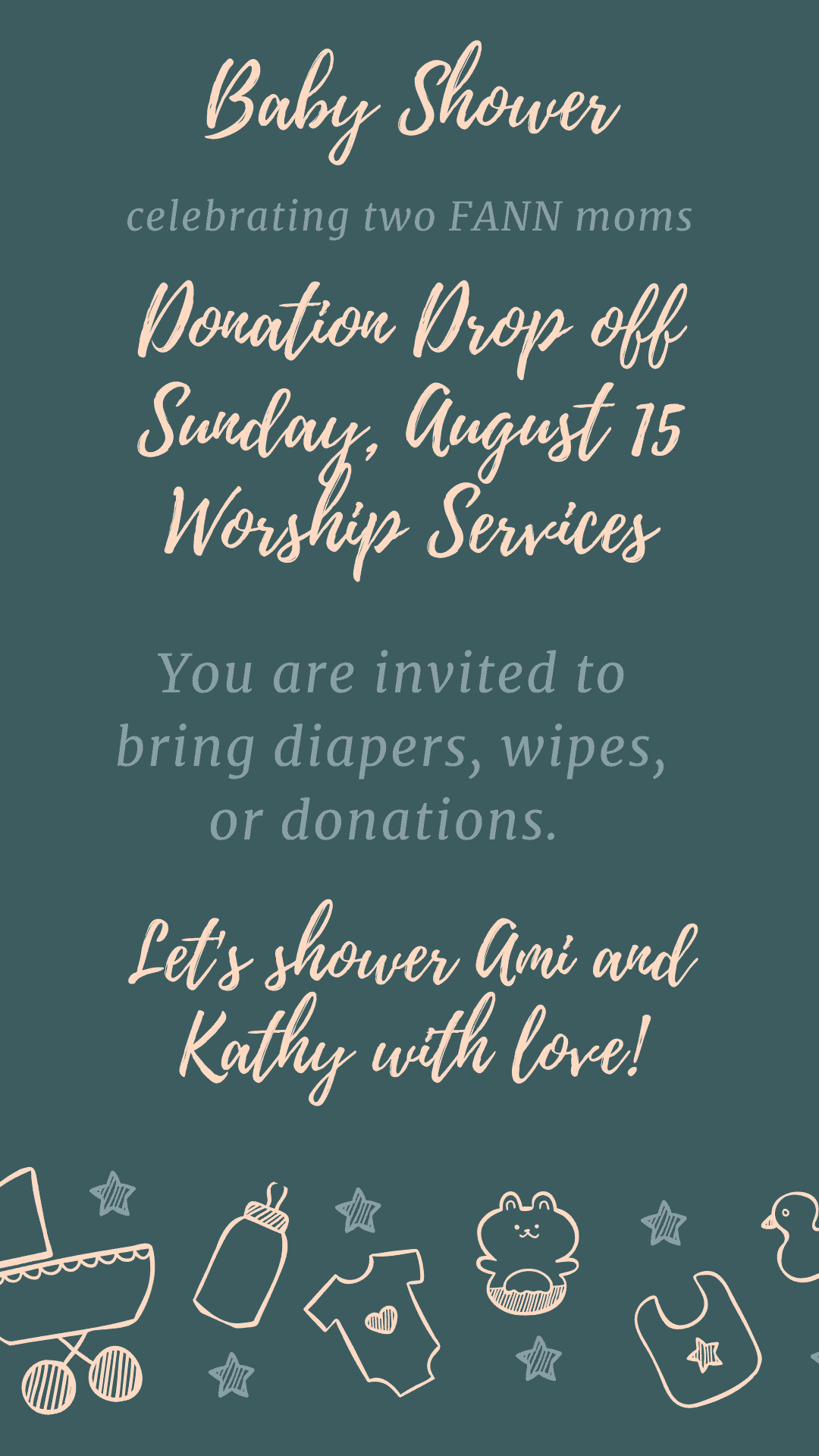 FANN Baby Shower DropOff First United Methodist Church